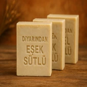 Diyarından Hatay Doğal  Eşek Sütü Sabunu 3 Adet (375 Gr) - 2
