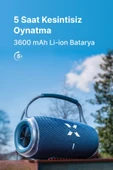 Xenon Smart Boombox Taşınabilir Bluetooth Hoparlör TWS Stereo 20W TF Aux Speaker RGB Ses Bombası Mavi X6701 - 3