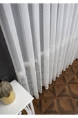 Alt Buzul Desen Altdan Yarım Yeni Tasarım Desen 1 E 3kat Pileli Tül Ütü Istemez - 3