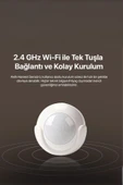 Xenon Smart Akıllı Hareket Sensörü Zigbee Mobil Kontrol Gerçek Zamanlı Izleme Sağlayan Pır Sensörü (150°) X7613 - 4