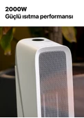 Xenon Smart Akıllı Hava Isıtıcı 2000w Sesli Kontrol Alexa, Google Home Wi-fi Mobil App Fanlı Isıtıcı X7440 - 3