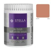 Stella Su Bazlı Saf Akrilik Boya Pudra Ral-3012 - 1