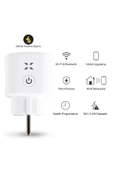 Xenon Smart Akım Korumalı Telefonla Kontrol Enerji Takibi Wi-Fi Bluetooth Zaman Ayarlı Akıllı Priz X7010 - 2