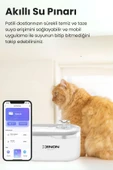 Xenon Smart Akıllı Otomatik Kedi Su Pınarı 2.8 Lt Ultra Sessiz Mobil Kontrollü Su Sebili Beyaz X8650 - 7