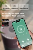 Xenon Smart Akıllı Hava Temizleyici 70 M2 Wi-fi Mobil App Air Purifier Cadr 550m³ Karbon Hepa Filtre X7420 Pembe - 8