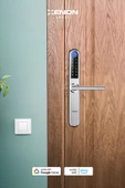 Xenon Smart Akıllı Kapı Kilidi Mobil App Parmak Izi Şifre Rfıd Wi-fi Google Home & Alexa Kontrollü Kilit X8057 - 2