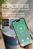 Xenon Smart Akıllı Hava Temizleyici 70 M2 Wi-fi Mobil App Air Purifier Cadr 550m³ Karbon Hepa Filtre X7420 Mavi - 8