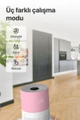 Xenon Smart Akıllı Hava Temizleyici 70 M2 Wi-fi Mobil App Air Purifier Cadr 550m³ Karbon Hepa Filtre X7420 Pembe - 2