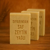 Diyarından Hatay Doğal  Saf Zeytinyağlı Sabun 3 Adet (375 Gr) - 2