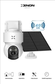 Xenon Smart Akıllı Güneş Enerjili Güvenlik Kamerası Hareket Takibi Ip65 Led Gece Görüşlü Dış Mekan Kamera X7262 - 6