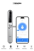 Xenon Smart Akıllı Kapı Kilidi Mobil App Parmak Izi Şifre Rfıd Wi-fi Google Home & Alexa Kontrollü Kilit X8057 - 3
