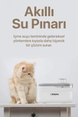 Xenon Smart Akıllı Otomatik Kedi Su Pınarı 2.8 Lt Ultra Sessiz Mobil Kontrollü Su Sebili Beyaz X8650 - 6
