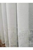Farbateks Dikim Taç Yakamoz Ara Desen 2Kat Tül Perde thumbnail 6
