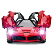 Rastar 1:14 Uzaktan Kumandalı Araba Ferrari La Ferrari Man Kapı Açılan 2.4 Ghz Usb Şarjlı Işıklı Kır - 3