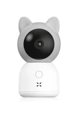 Xenon Smart Akıllı Bebek Kamerası Çift Yönlü Ses Ninni Gece Görüşü Gece Lambası Termometreli Mobil Uygulamalı Baby Camera X7201 - 1