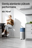 Xenon Smart Akıllı Hava Temizleyici 70 M2 Wi-fi Mobil App Air Purifier Cadr 550m³ Karbon Hepa Filtre X7420 Mavi - 3