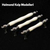 Gerçek Lüks Porselen Mobilya Mutfak Çekmece Dolap Dolabı Kulpu Kulbu (128 MM-12.8 CM) Sedef Füme thumbnail 4