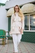 GOLD PAYET DETAYLI CUPRA TRENCH - 2