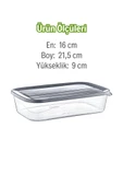 8 Li Hava Almaz Erzak Meyve Sebze Buzluk Saklama Kabı- Buzdolabı Düzenleyici Organizer 2000 ml - 3