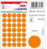 Tanex Florasan OFC-131 Turuncu Ofis Etiketi 19MM thumbnail 3