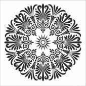 HOME DECOR STENCIL HD-114 45X45 - 1