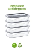 8 Li Hava Almaz Erzak Meyve Sebze Buzluk Saklama Kabı- Buzdolabı Düzenleyici Organizer 2000 ml - 2