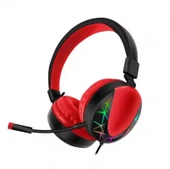 AKZ 021 Kablolu Mikrofonlu Işıklı Oyuncu Kulaklığı RGB - 2