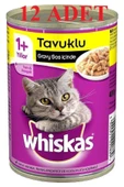 Tavuklu Yetişkin Konserve Kedi Maması 400 Gr X 12 ADET - 1