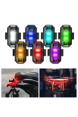 2 Adet Artvision Motor Drone Uçak Kanadı Led Şarjlı Kablosuz Mini Led Çakarlı Lamba-A27 2 adet - 2