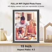 Fullja Dijital Fotoğraf Çerçevesi - 15 inç 32 GB - 2