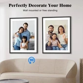 FULLJA 17 inç Dijital Fotoğraf Çerçevesi 32 GB - 6