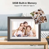 Fullja Wifi Dijital Resim Çerçevesi 10.1 inç - 5
