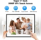 FULLJA 17 inç Dijital Fotoğraf Çerçevesi 32 GB - 2