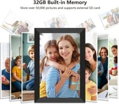 Dxmart Dijital 10.1 inç WiFi Dijital Resim Çerçevesi - 4