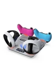 TP5-3550 PS5 / PS5 Slim / PS VR2 Uyumlu RGB Işıklı Multifonksiyonel Şarj Standı | Soğutucu Fan - 3
