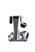 TP5-3550 PS5 / PS5 Slim / PS VR2 Uyumlu RGB Işıklı Multifonksiyonel Şarj Standı | Soğutucu Fan - 1