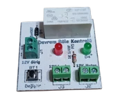 İlk Devrem Adaptörlü Motorlu Lambalı Röle Kontrol Devresi - Monteli - 1