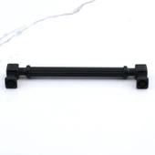 Mobilya Çekmece Mutfak Dolabı Dolap Kulpları Kulb 16 cm 160 mm Çizgili SİYAH Metal Kulp thumbnail 5