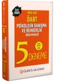 Öğreti 2025 MEB AGS ÖABT Psikolojik Danışma ve Rehberlik Öğretmenliği Tamamı Çözümlü 5 Deneme - 2