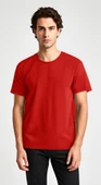Baymen Yüksek Kalite %100 Pamuk Esnek Bol Tshirt - 1