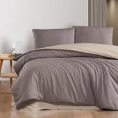 Schafer Home Mia Çift Kişilik Nevresim Takımı 4 Parça-Kahverengi - 1