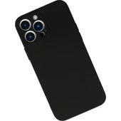 Adaman Premium Serisi 13 Pro Uyumlu Kamera Korumalı Silikon Kılıf Siyah thumbnail 2