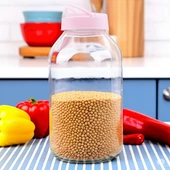 Girist Büyük Boy Tutma Kollu Cam Kavanoz 8 Lt - 1