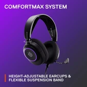 SteelSeries Arctis Nova 3 RGB Kablolu Kulak Üstü Oyuncu Kulaklığı - 3