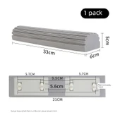 Emiş Güçlü Sünger Paspas - 33-34cm - Nötr Renk - 1 Adet - 1
