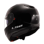 LS2 STROBE 2 SİYAH KASK - 2