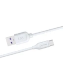 Syrox C108 Mikro Usb- Hızlı Şarj ve Data Kablosu 1mt 3.0A 18W Beyaz (Micro Usb) - 1