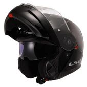LS2 STROBE 2 SİYAH KASK - 6