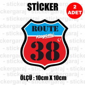 39 kırklareli 2 adet plaka sticker - il şehir rota etiket - 1