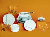 Porland Stripe 40 Parça 4 Kişilik Başlangıç Seti 04POR036007 - 1